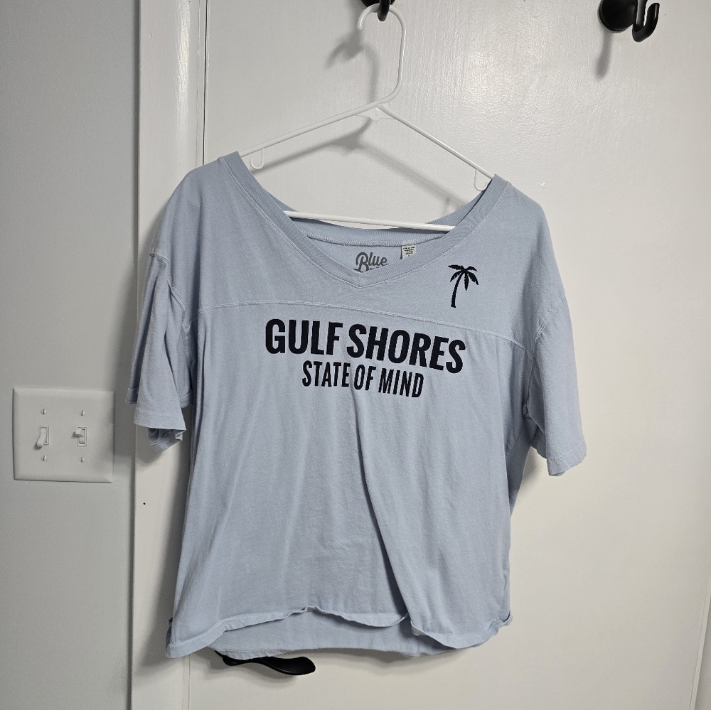 Light Blue Graphic Tee